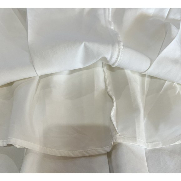 Shein Pleated Skirt ~ Size Medium ~ Ivory~ Lined - Picture 3 of 6